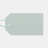 3つのイースターエッグを持つイースターバニー ギフトタグ (裏面横)