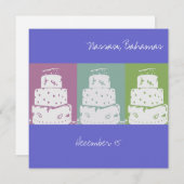 3つのウェディングケーキ (正面/裏面)