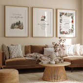 3つのウォールアートセットのクリスマス聖書詩セット