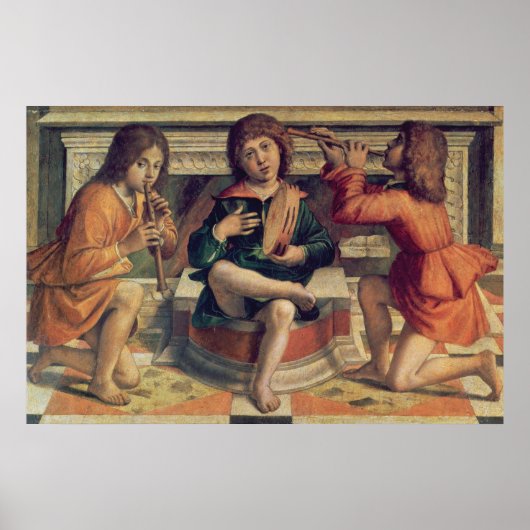 3つのエンジェルミュージシャン ポスター (正面)