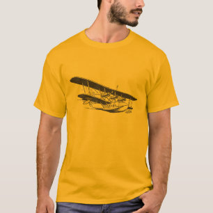 3つのエンジンの水上飛行機 Tシャツ