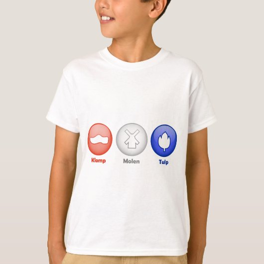 3つのオランダアイコン Tシャツ (正面)