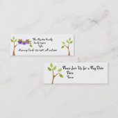 3つのオ遊ウルの日付 コーリングカード (正面/裏面)