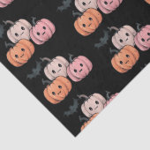 3つのカボチャとこうもりパターンハロウィーン 薄葉紙 (詳細)