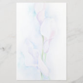 3つのカラーを持つ水彩 便箋 (正面)