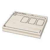 3つのカードタロットの分散Oracle Journalドキュメント化 ラバースタンプ (スタンプ)