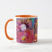 3つのカーニバルマスクベネチアンマスカレード マグカップ (左)