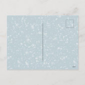 3つのキュートリートネズミアットザファームハッピーホリデイズ シーズンポストカード (裏面)