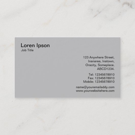 3つのギアv3 – グラデーションGrn、黄色、赤 名刺 (裏面)