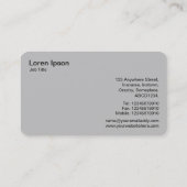 3つのギアv3 – 白黒 名刺 (裏面)