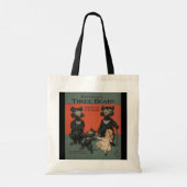 3つのクマのトートバッグ トートバッグ (裏面)