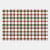 3つのクランのスチュワートパターン ラッピングペーパーシート (正面3)