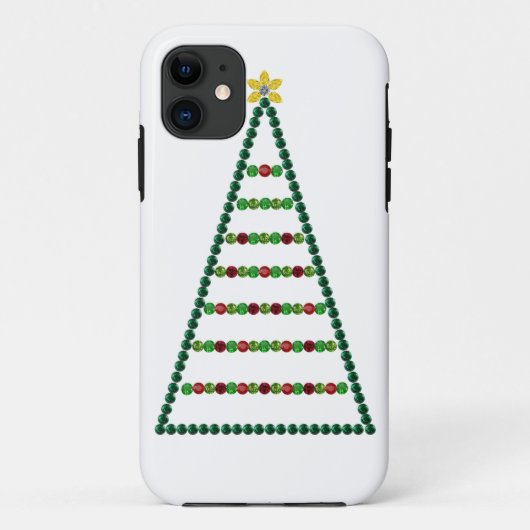 3つのクリスマスツリー Case-Mate iPhoneケース (裏面)