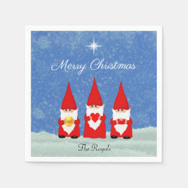 3つのクリスマス格言 スタンダードカクテルナプキン