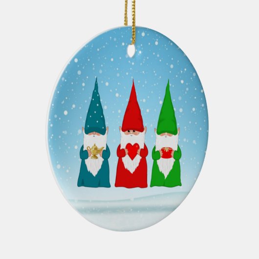 3つのクリスマス格言 セラミックオーナメント (右)