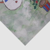 3つのクリスマス雪だるま 薄葉紙 (詳細)