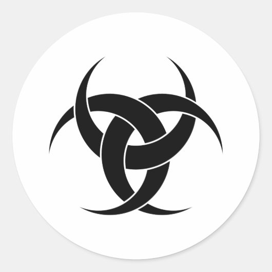 3つのクレセント ラウンドシール (正面)