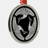 3つのクレーンの円 メタルオーナメント (右)