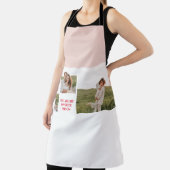 3つのコラージュのカップルの写真 |バレンタインのプレゼント エプロン (インサイチュ)