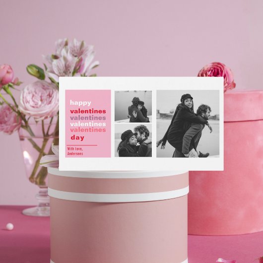 3つのコラージュ写真 |バレンタイカラフルンのプレゼント