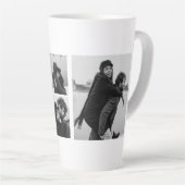 3つのコラージュ写真 |バレンタイカラフルンのプレゼント カフェラテマグ (右アングル)