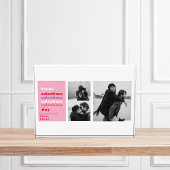 3つのコラージュ写真 |バレンタイカラフルンのプレゼント フォトブロック