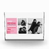 3つのコラージュ写真 |バレンタイカラフルンのプレゼント フォトブロック (正面)