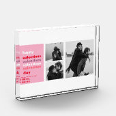 3つのコラージュ写真 |バレンタイカラフルンのプレゼント フォトブロック (左)