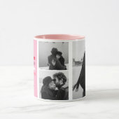 3つのコラージュ写真 |バレンタイカラフルンのプレゼント マグカップ (中央)