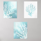 3つのコーラルアート航海のプリントセット (正面)
