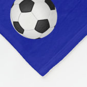 3つのサイズの極度のかわいくパーソナライズなサッカー毛布 フリースブランケット (角)