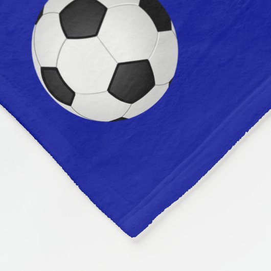 3つのサイズの極度のかわいくパーソナライズなサッカー毛布 フリースブランケット (角)