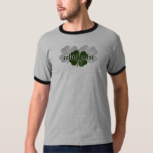 3つのシャムロックの人の信号器のTシャツ Tシャツ (正面)