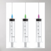 3つのシリンジ ポスター (正面)