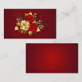 3つのジュエリーバラ アドバイスカード (正面/裏面)