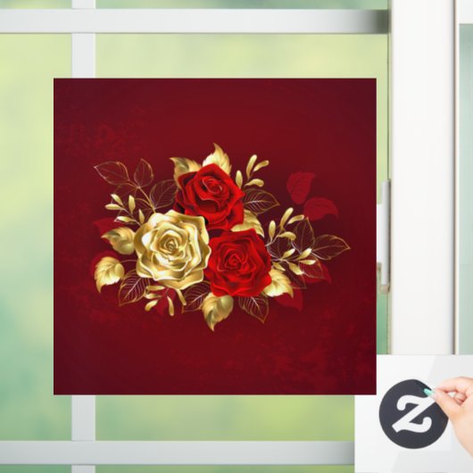 3つのジュエリーバラ ウィンドウサイン (ホーム)