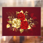 3つのジュエリーバラ ウィンドウサイン (シート2)