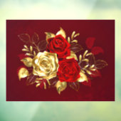 3つのジュエリーバラ ウィンドウサイン (シート3)