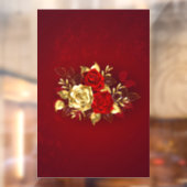 3つのジュエリーバラ ウィンドウサイン (シート2)