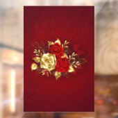 3つのジュエリーバラ ウィンドウサイン (シート2)