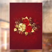 3つのジュエリーバラ ウィンドウサイン (シート2)