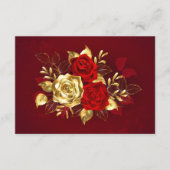 3つのジュエリーバラ エンクロージャーカード (正面)