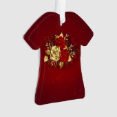 3つのジュエリーバラ オーナメント (正面)