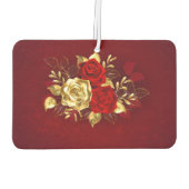 3つのジュエリーバラ カーエアーフレッシュナー (裏面)