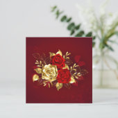 3つのジュエリーバラ カード (スタンド正面)