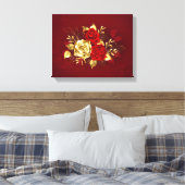 3つのジュエリーバラ キャンバスプリント (インサイチュ (寝室))