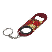 3つのジュエリーバラ キーホルダー栓抜き (正面アングル)