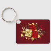 3つのジュエリーバラ キーホルダー (裏面)