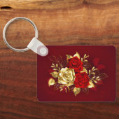 3つのジュエリーバラ キーホルダー (裏面)