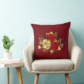 3つのジュエリーバラ クッション (椅子)